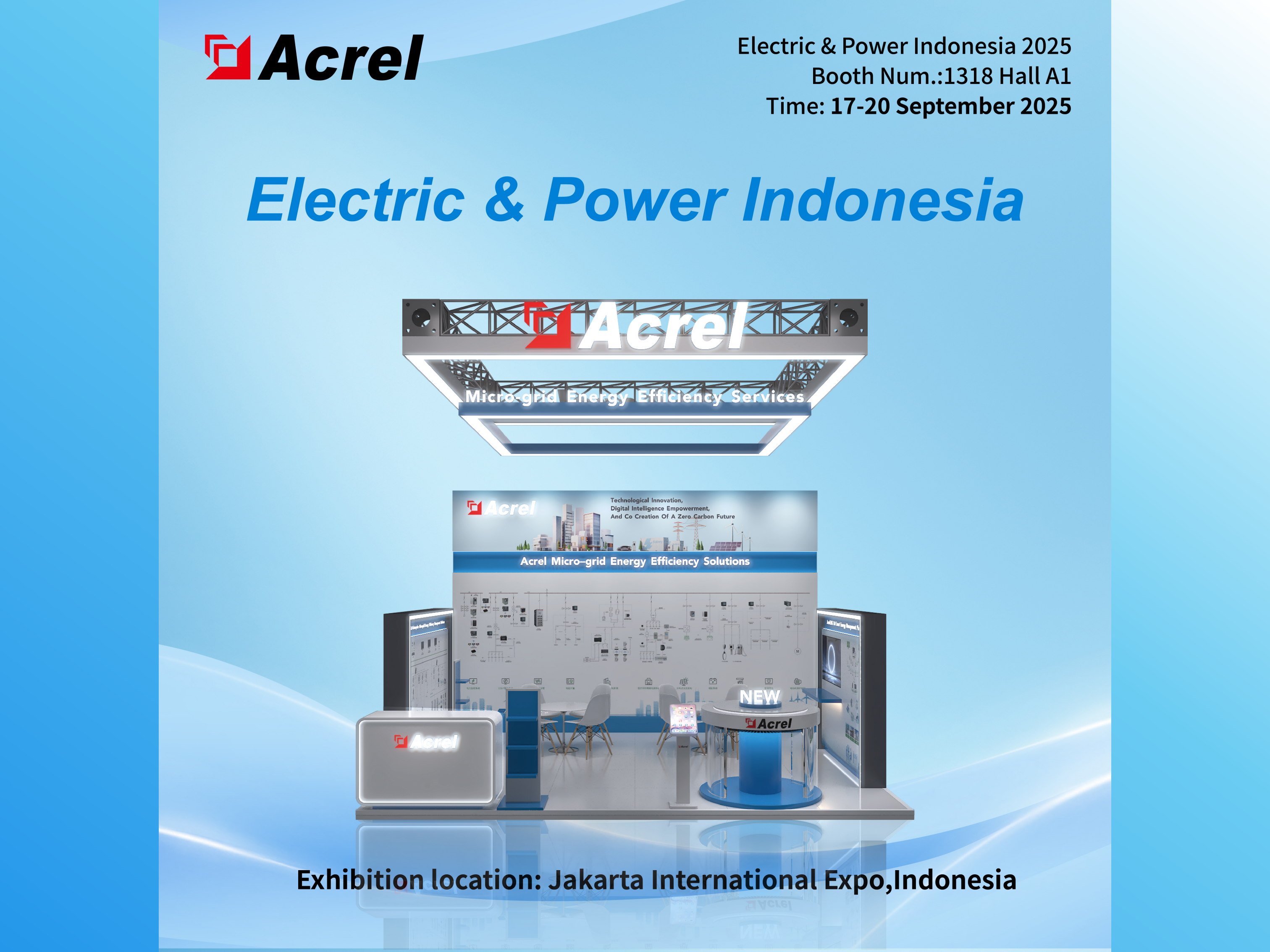 Acrel toont geavanceerde energiebeheeroplossingen op Electric & Power Indonesia 2025
